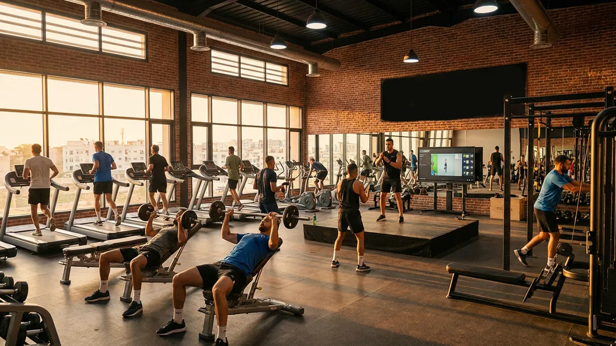 Activités disponibles dans une salle de sport à Agadir comme musculation cardio et cross-training