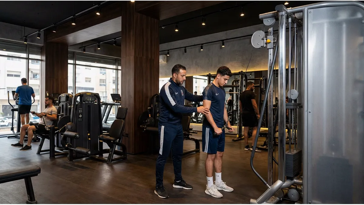 planning de musculation à Agadir pour débutant dans une salle premium