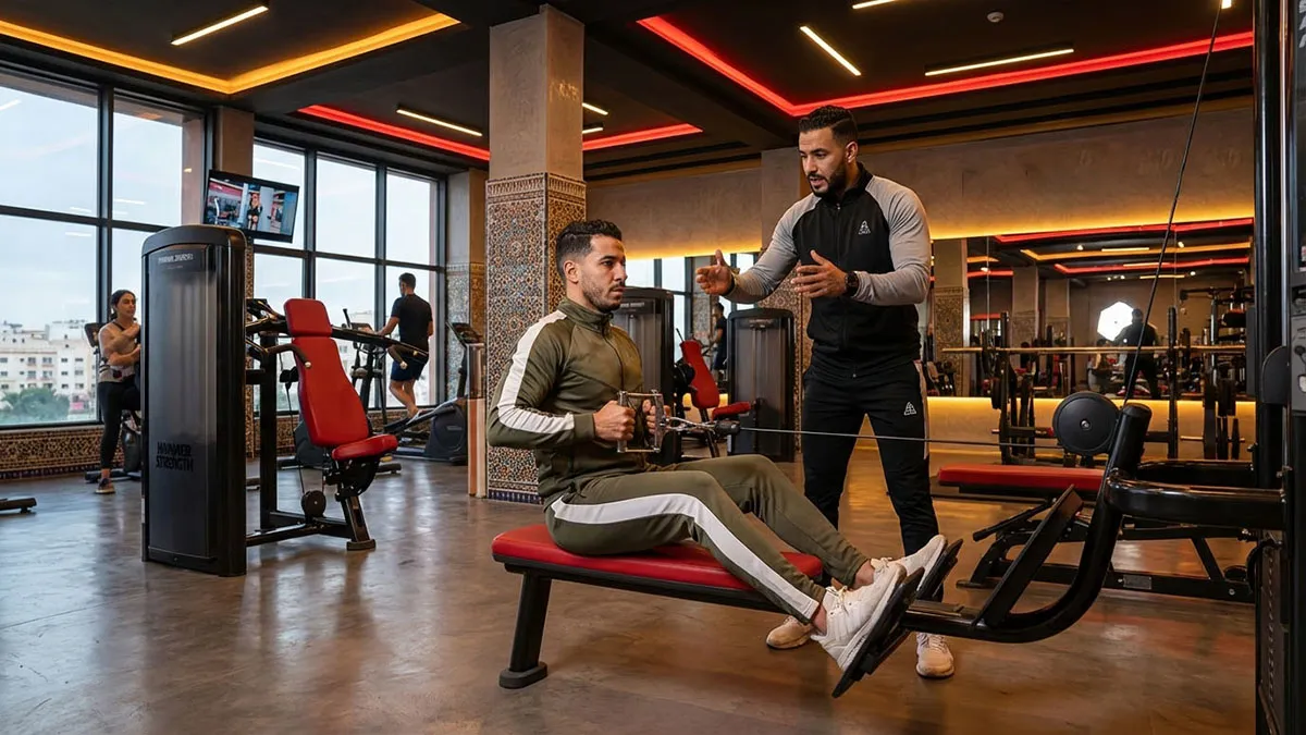 Débuter la musculation à Agadir dans une salle premium moderne