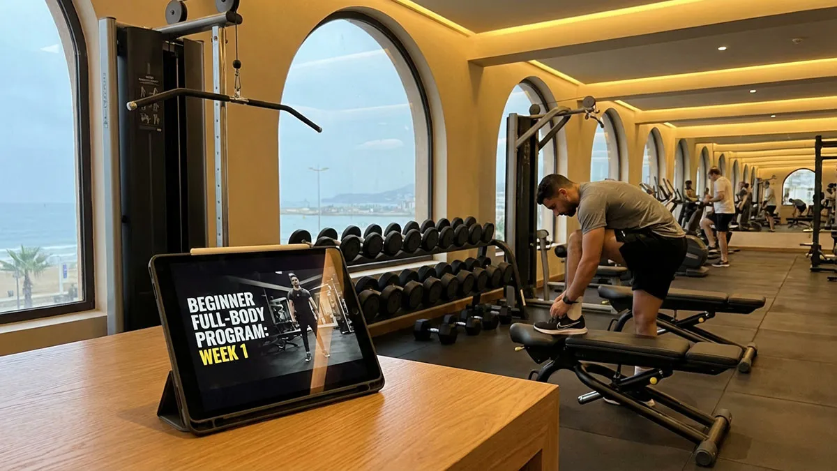 Débuter la musculation à Agadir avec un programme débutant structuré