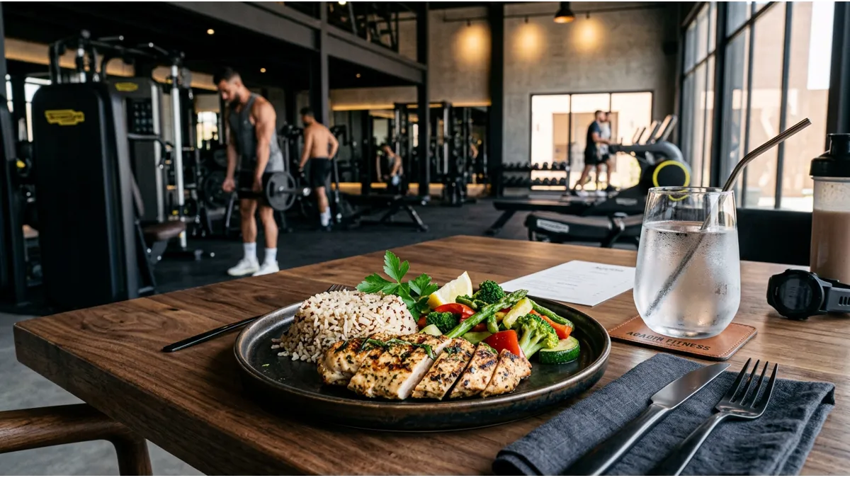 sèche musculaire à Agadir avec repas équilibré pour perdre du gras
