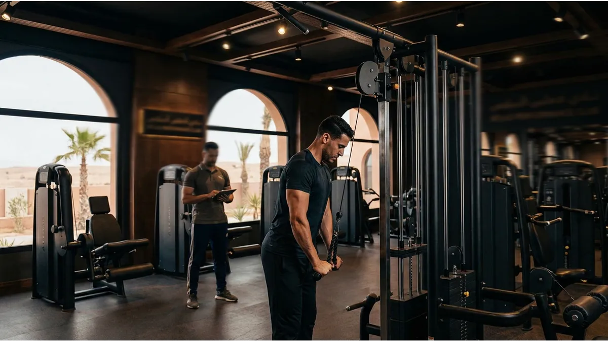Whey protéine à Agadir et progression en musculation chez Power Gym Moov Up