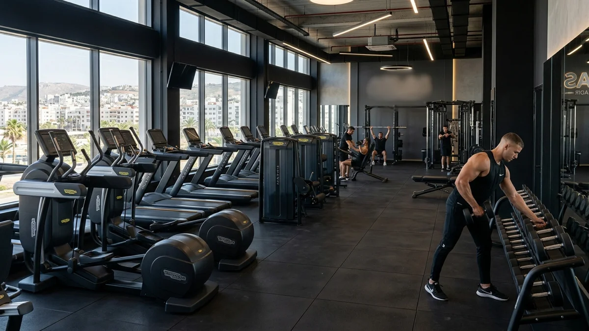 Salle de musculation Agadir avec machines de musculation à Agadir haut de gamme