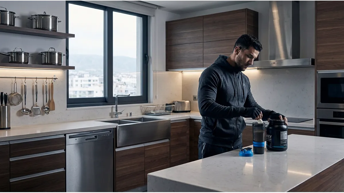 Whey protéine à Agadir dans une salle de musculation premium